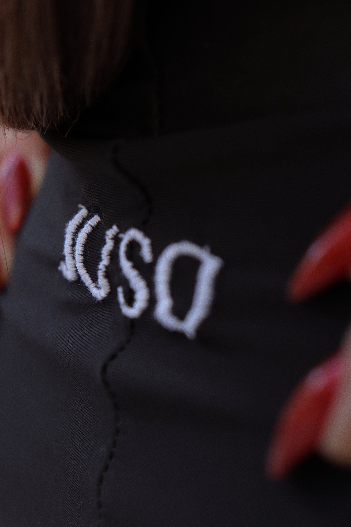 Workout in Style with a Breathable Bolero featuring Hand-Embroidered Logo